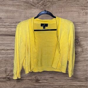 Ronni Nicole Vibrant Yellow Cardigan